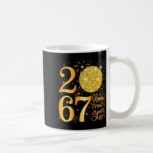 Mug Happy New Year 2067 Funny 67 Six Seven Meme New Ye (Droite)