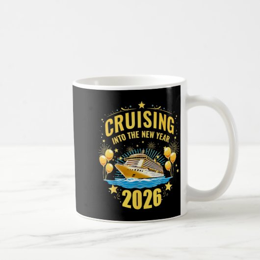 Mug Happy New Year Cruise 2026 Party Trip Cruising Int (Droite)