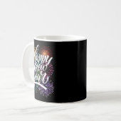 Mug Happy New Year Firework Family Matching Men Women (Devant gauche)