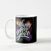 Mug Happy New Year Firework Family Matching Men Women (Gauche)