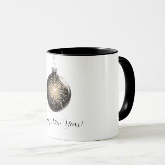 Mug Happy New Year Fireworks Ball (Devant droit)