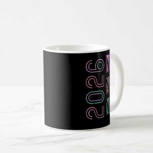 Mug Happy New Year New Grace New Praise 2026 New Year' (Devant droit)