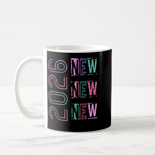 Mug Happy New Year New Grace New Praise 2026 New Year' (Gauche)