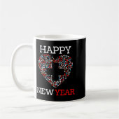 Mug Happy New Year Nurse Heart 2023 Funny Nursing Prac (Gauche)