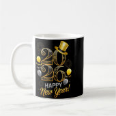 Mug Happy New Year Party 2026 Family Matching Balloon  (Gauche)
