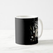 Mug Happy New Year Raccoon With Champagne Funny New Ye (Devant droit)