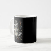 Mug Happy New Year Raccoon With Champagne Funny New Ye (Devant gauche)