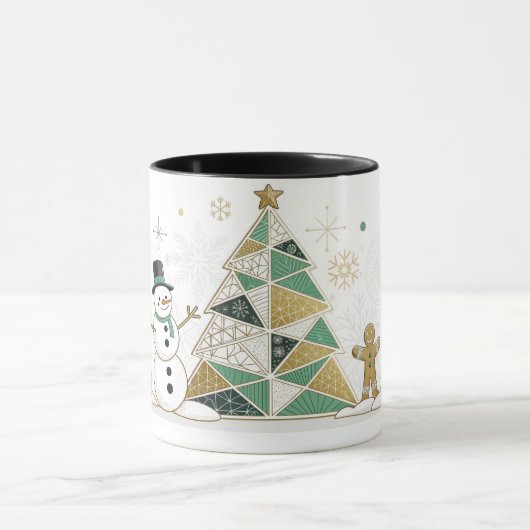 Mug Happy New Year Typography Celebration (Centre)