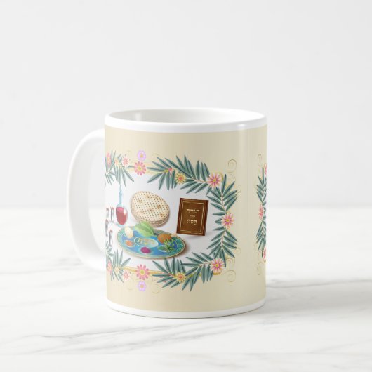 Mug Happy Passover Holiday Pesach Seder (Devant gauche)