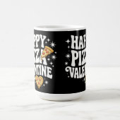 Mug Happy Pizza Valentine Funny Pizza Love Design (Centre)