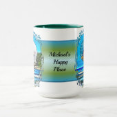 Mug Happy Place Mismaloya Bateaux de pêche 0346 (Centre)