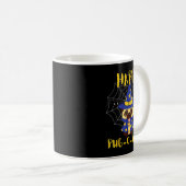 Mug Happy Pug-O-Ween Drôle de chien Pug Halloween (Devant droit)