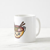 Mug Happy Ramen Buddy Cute Food Character Sticker (Devant droit)