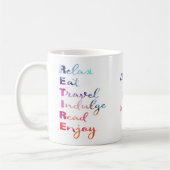 Mug Happy Retrait de l'aquarelle (Gauche)