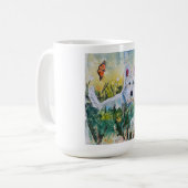 Mug Happy Scottie in a Field (Devant gauche)