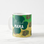 Mug Happy St Patricks Day Blessed Mom Mama  (Devant gauche)