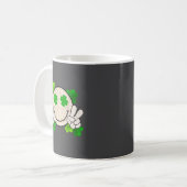 Mug Happy St Patrick's Day Leopard Smile Face Irish Sh (Devant gauche)