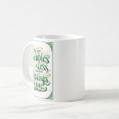 Mug Happy St. Patrick's Day Motivational Quote Apparel (Devant gauche)