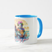 Mug Happy sunny year at last (Devant droit)