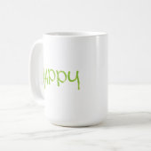 Mug HAPPY Tee - Graphisme coloré | Cool (Devant gauche)