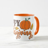 Mug Happy Thanksgiving (Devant droit)