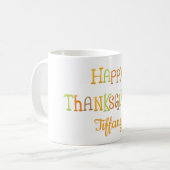 Mug Happy Thanksgiving (Devant gauche)