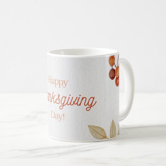 Mug happy thanksgiving (Devant droit)