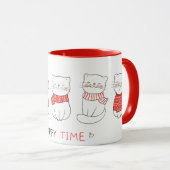 Mug Happy Time Cats (Devant droit)