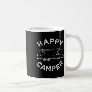 Mug Happy Trailer Camper, Retro Camping Caravan Tee