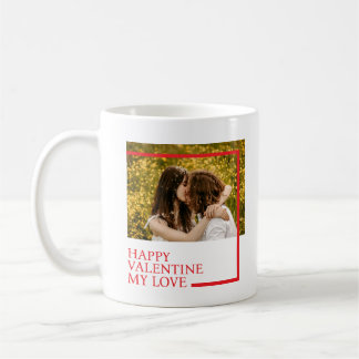 Mug Happy Valentine Custom Photo