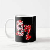 Mug Happy Valentine’s Day 67 Meme Hearts Coquette Bow (Gauche)