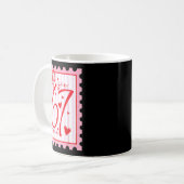 Mug Happy Valentine’s Day 67 Meme Hearts Coquette Bow  (Devant gauche)
