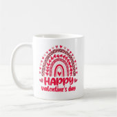 Mug Happy Valentine’s Day Leopard Rainbow (Gauche)
