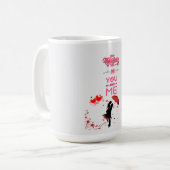 Mug Happy Valentine’s Day – You and Me Romantic Love (Devant gauche)