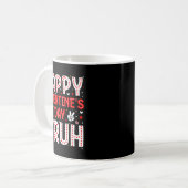 Mug Happy Valentines Day Bruh Heart Love Valentine Boy (Devant gauche)