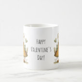 Mug Happy Valentine's Day Charming Geese (Centre)