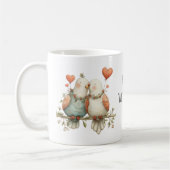 Mug Happy Valentine's Day Charming Love Birds (Gauche)