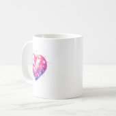 Mug Happy Valentine's Day Coquette Nk Disco Ball Heart (Devant gauche)