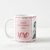 Mug Happy Valentine's Day Couple's Photo XOXO (Gauche)