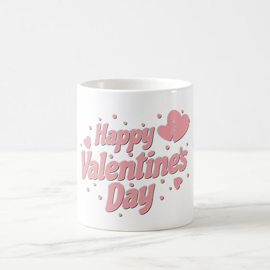 Mug Happy Valentines Day Typography (Centre)