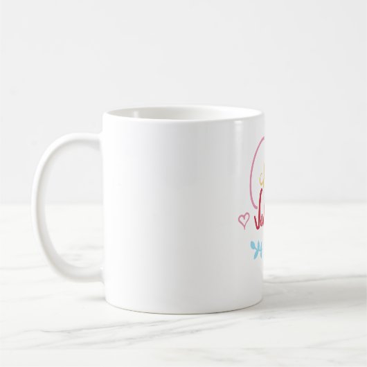 Mug Happy Valentines Day Typography (Gauche)