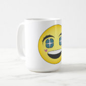 Mug Happy visage de anime (Devant gauche)