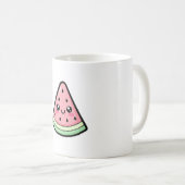 Mug Happy Watermelon – Cute Kawaii Illustration (Devant droit)