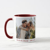 Mug Happy Wedding Couple Photo (Gauche)