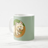 Mug Happy Westie on Nature Trail (Devant gauche)