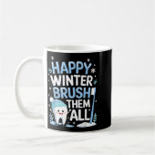 Mug Happy Winter Bruhem All Teeth Dental Dentist Chris (Gauche)