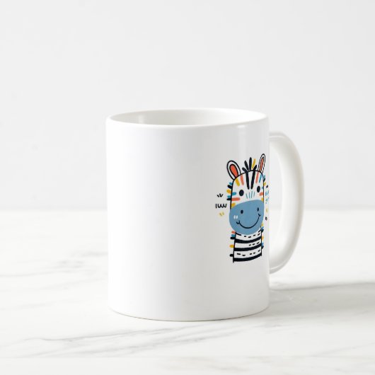 Mug Happy Zebra (Devant droit)