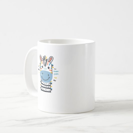 Mug Happy Zebra (Devant gauche)
