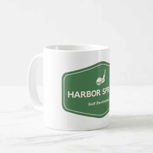 Mug Harbour Springs Michigan Golf Destination (Devant gauche)