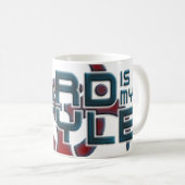Mug Hard est mon style 3D | transparent de style rigid (Devant droit)